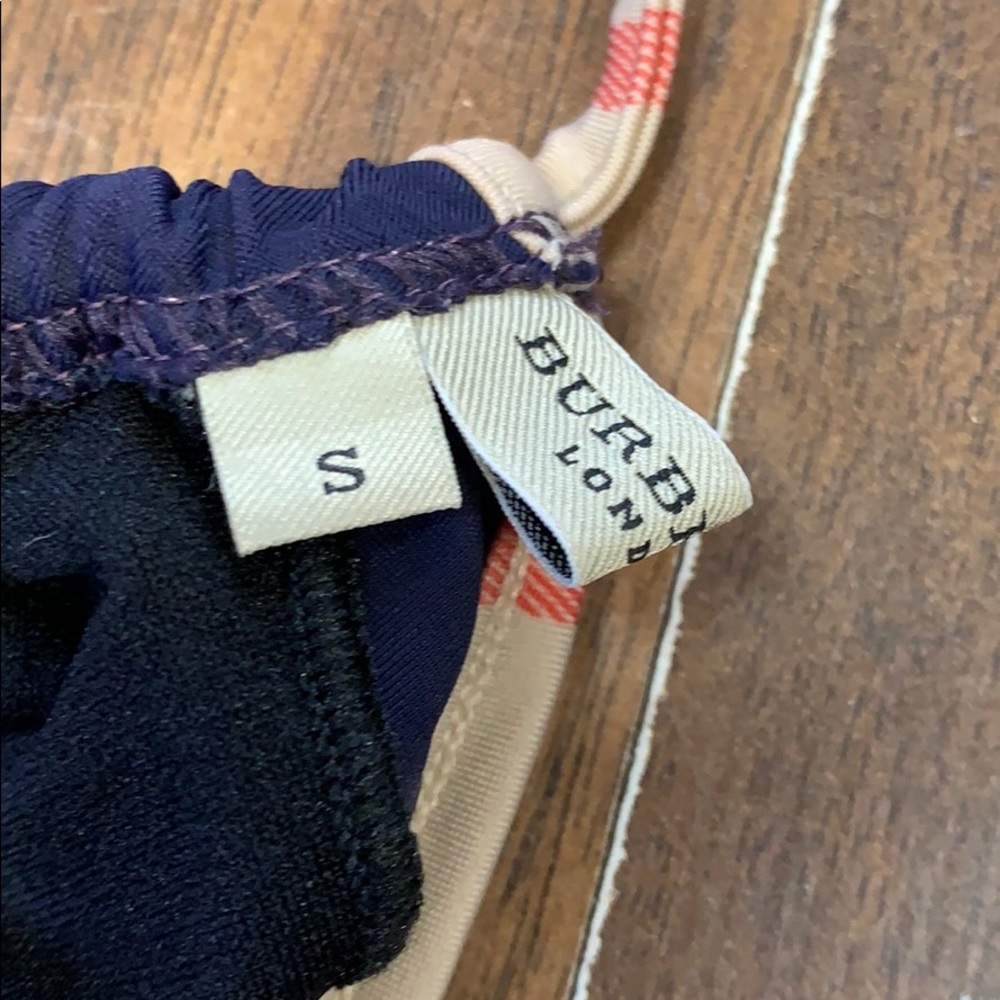 Burberry navy check triangle bikini size small - Picture 3 of 4